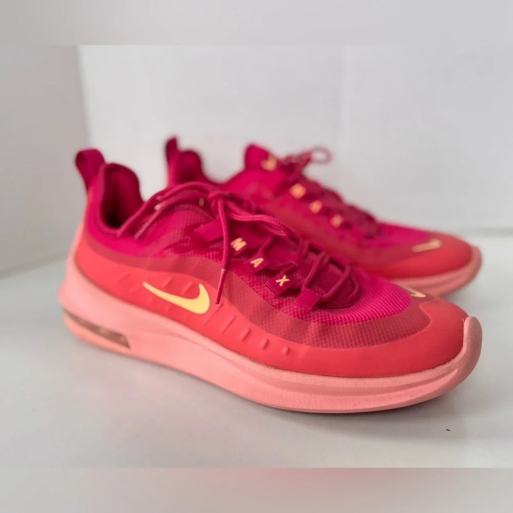 Nike Air Max Axis Rush Pink AA2168-601 Low Lace Up Running Shoes Women’s Size 8